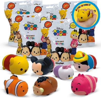 Squishies - Disney Tsum Tsum Dieren 11 cm - Slow Rising Knijpbal (Minnie, Stitch, Donald & meer)