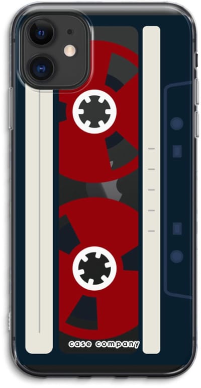 Case Company® - Hoesje geschikt voor iPhone 11 hoesje - Here's your tape - Soft Cover Telefoonhoesje - Bescherming aan alle Kanten en Schermrand