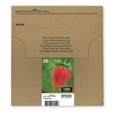 EPSON Multipack EasyMail T2986 - Fraise - Noir, Cyan, Jaune, Magenta (C13T29864511)