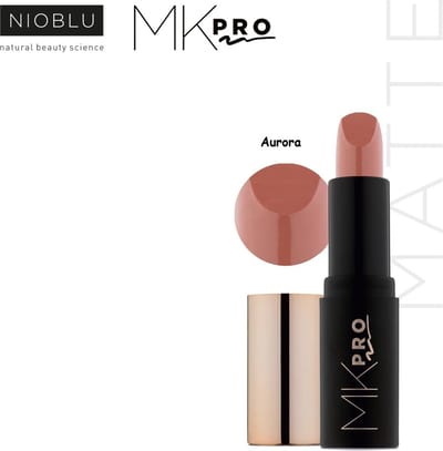NioBlu - MKpro - Hydrating - Matte - Lipstick - SPF15 - Aurora