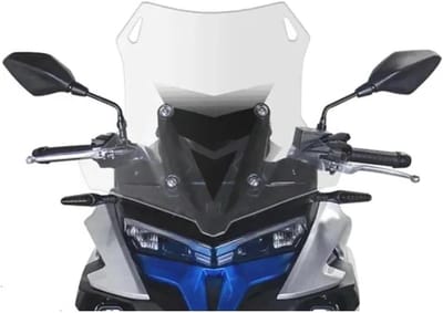 Motorruit Verlenger - Windscherm Deflector - Comfortabel Rijden - Verhoogt Veiligheid - 10CM Hoger - Transparant