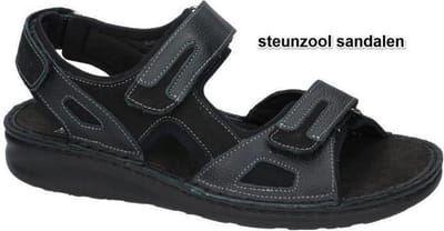 Fidelio Hallux -Heren - zwart - sandalen - maat 41