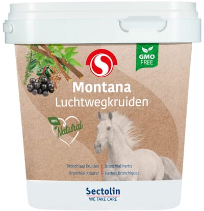 Sectolin Paardensupplement Montana Luchtwegkruiden - 1,2 kg
