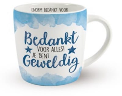 Enjoy Mok - Bedankt, je bent geweldig - Met binnentekst