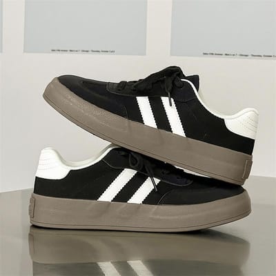 Dames Casual Retro Duitse Trainingsschoenen Vetersluiting Lichtgewicht Comfortabele Sports Platte Sneakers Dames Skateboard Hardloopschoenen 40 gray