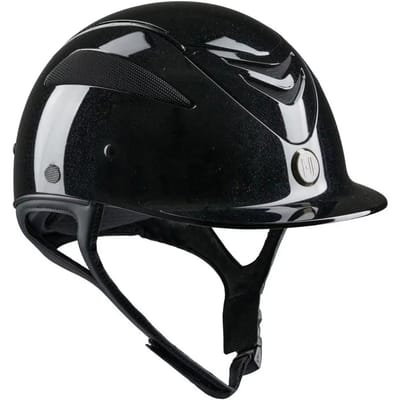 Glitterpaardrijmuts OneK Defender Pro Glossy