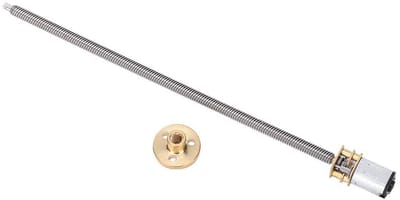 Krachtige N20 Gear Motor met Lange Output Shaft en Hoge Overbrengingskoppel voor Elektronische Slottoepassingen en Slimme Voertuigen, 6V 200RPM