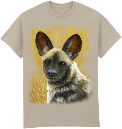 Wilde Hond Wild Dog Pup The Coloured House T-shirt M
