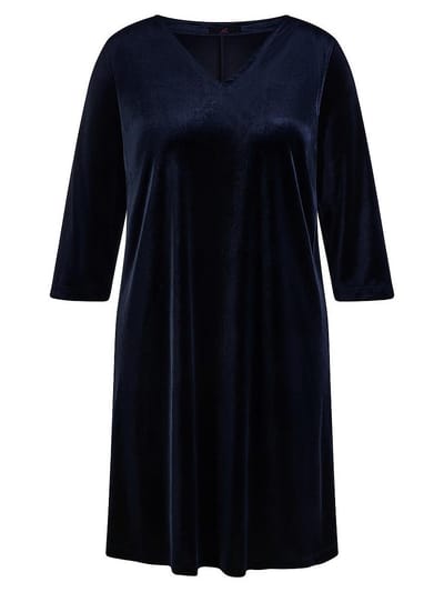 Fluwelen jurk Van Emilia Lay blauw