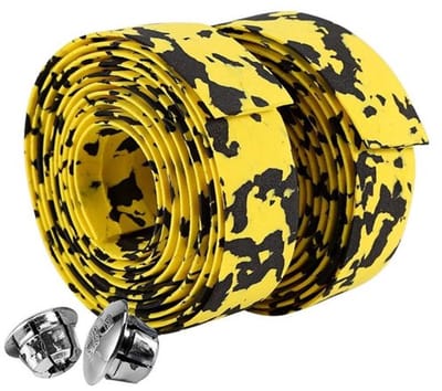 Dailygoody - Fietsstuurlint - Reflecterend - Geel/Zwart - Grip Tape