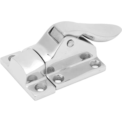 2 Pièces Loquet de Porte Qualité Marine 48 x 38 mm Acier Inoxydable 316 Loquet Verrouillable pour Porte d'Armoire Serre-Loquet Pour