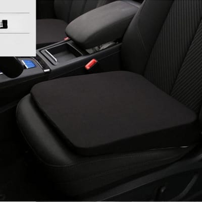 Coussin de rehaussement de siège de voiture en pente pour permis de conduire de voiture spécial pour femme Coussin en mousse pour rehaussement de siège noir