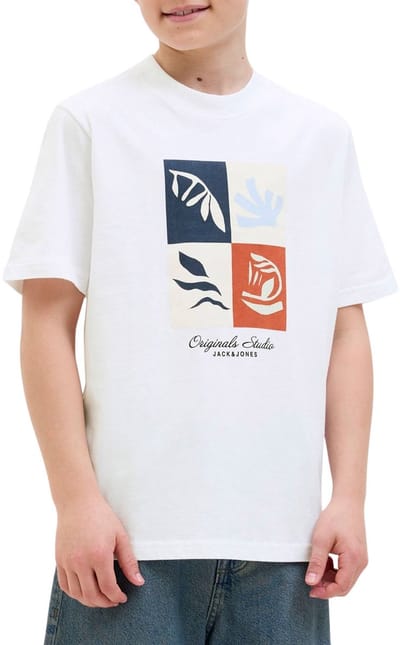 Jack & Jones Originals Canggu Front Branding Crew Shirt Junior - Maat 152