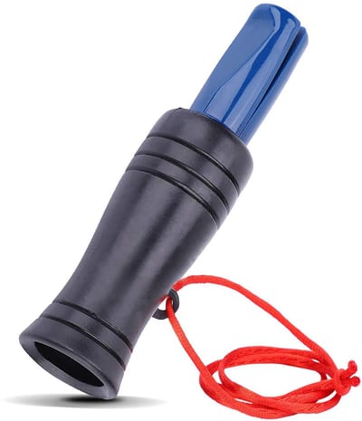 JeiibrZui Eendenfluitje - Jachtfluitjes - Ideaal Voor Wilde Eenden En Ganzen Jagen - 1 Stuk - Blauw-Zwart