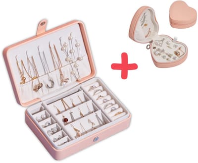 Sieraden Opberger – Luxe Juwelendoos met Indeling – Inclusief Gratis Klein Sieradendoosje