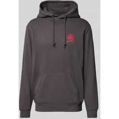Regular fit hoodie van katoenmix