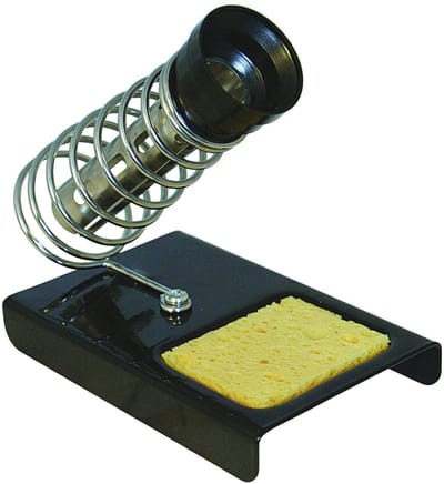 Soldeerbout met metalen voet en versterkte veerhouder - 85 x 125 mm