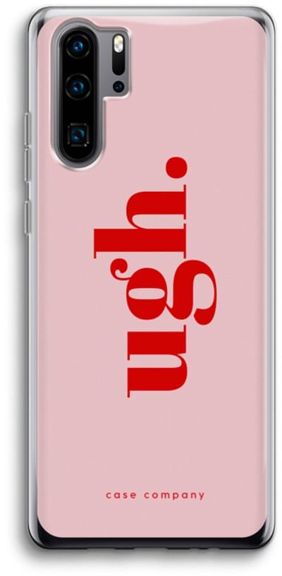 Case Company® - Hoesje geschikt voor Huawei P30 Pro hoesje - Ugh - Soft Cover Telefoonhoesje - Bescherming aan alle Kanten en Schermrand