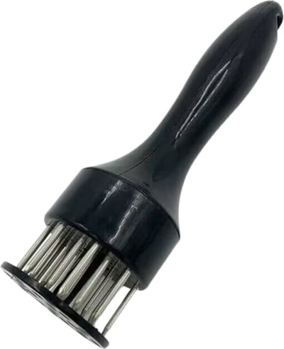 Nivard Vleeshamer - Vleesvermalser - Vleespletter - Vleesklopper - Kip - Rund - Varken - Bbq Accesoires - Meat Hammer - Prikker - Zwart