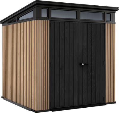 Keter Venetian Pent 77 Tuinhuis - 218x214x226 cm - Bruin