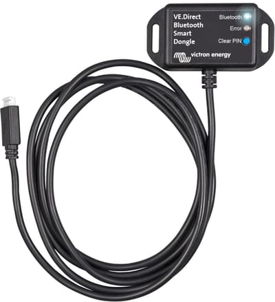 SnelShoppen - VE.Direct Smart Dongle Bluetooth | Draadloze Monitoring voor BMV & MPPT | Live Status & Historische Gegevens | iOS & Android Compatibel