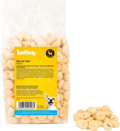 Boomy - Hondensnacks - Hondenkoekjes - Biscuit light - 2x650g