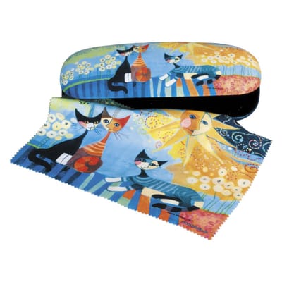 Luxe brilkoker met poetsdoek Rosina Wachtmeister Dolce Vita