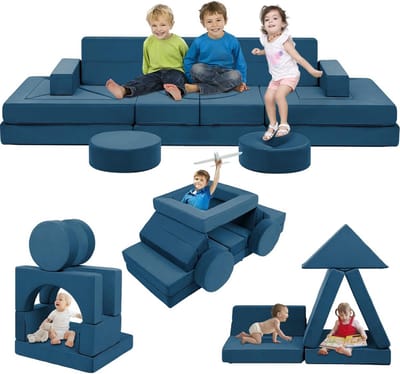 22-delige Modulaire Speelbank voor Kinderen - Eindeloos Creatief Stapel- en Bouwplezier