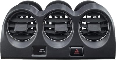 Ventilatierooster - Airco Uitlaat - Auto Interieur - Vervangend Onderdeel - Standaard Afmetingen - Zwart