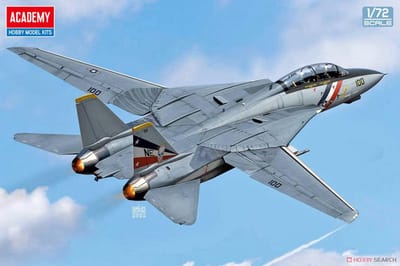 Academy Modelbouwpakket Militaire voertuigen - 12590 Grumman F-14 Tomcat - F-14D Super Tomcat -VF-2 Bounty Hunters- - Straaljager Plastic - 1:72 - Modelbouw