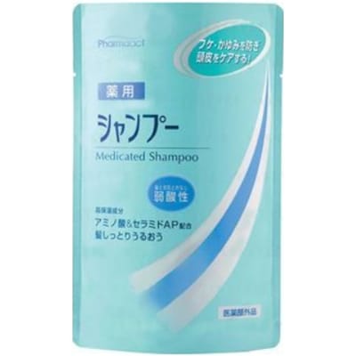 KUMANO COSME - Pharmaact Medicated Shampoo Weak Acidity Refill - 400ML