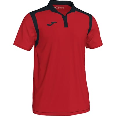 Joma Championship V Polo Kinderen - Rood / Zwart | Maat: 104