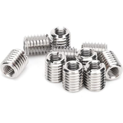 10 stuks Inzetmoer Verloop Reparatie M6x1.0 Binnendraad en M10x1.5 Buitendraad Verlenggereedschap