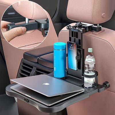 LuxeBass Multifunctionele Auto Tafel voor Laptop - Achterbank Klaptafel - Stand voor Telefoon/GSM/Smartphone/Tablet/iPad - LB574