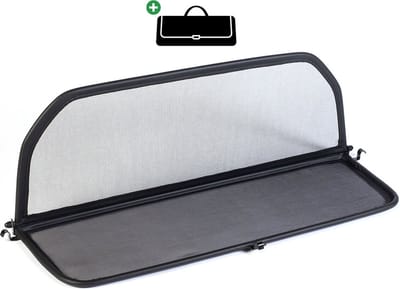Windscherm Mercedes SL R107 | 1971-1989 | incl. luxe opbergtas | Zwart