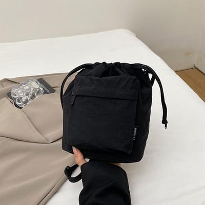 Katoenen Jas Draagbare Grote Capaciteit Reistas Zomer Mode Casual Tote Bag Rugzak voor Korte Afstand Woon-werkverkeer