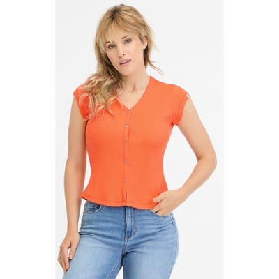 Ragwear T-shirt - Nomera - M tot XL - voor Vrouwen - oranje