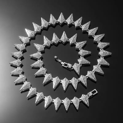 Nouveau Collier Chaîne Tennis Glacé 4 mm 2025 Charme Goutte d'Eau Couleur Bijoux Bling Hip Hop pour Hommes Femmes 20 pouces Cadeau de Fête 16inch gray