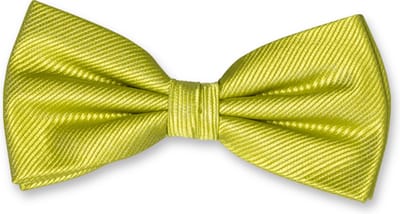 E.L. Cravatte Strik - Lime - 100% Zijde Vlinderdas