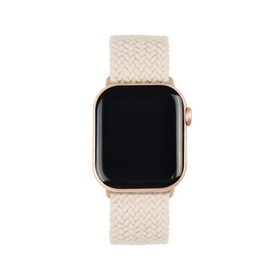 iDeal of Sweden Soft Braid Watch Band voor de Apple Watch | 44/45/46/49 mm - Perfect Beige