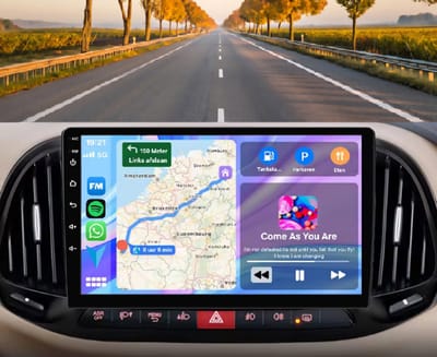 Autoradio 2/32GB met Carplay en Android auto | Geschikt voor Fiat Doblo 2014-2021 | Radio scherm met Navigatie| 2014 2015 2016 2017 2018 2019 2020 2021 Cargo