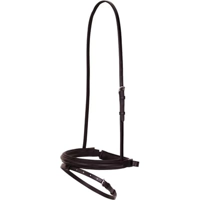 Leren Paardenneusriem met staanders BR Equitation Pull-back