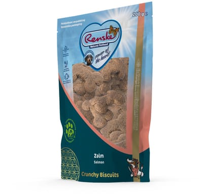 Renske Gezonde Beloning Crunchy Hondensnack Zalm - 200 gr