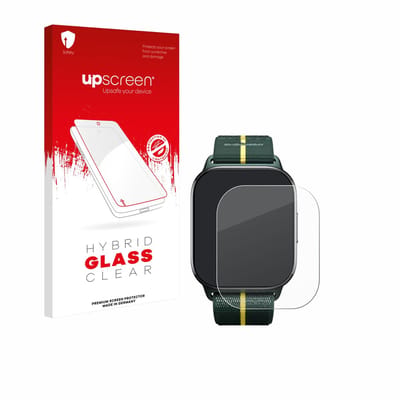 upscreen - Screenprotector voor Motorola Moto watch fit - Folie Beschermfolie Beschermglas transparant