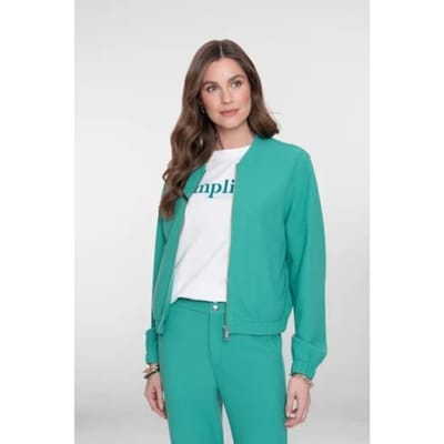 Geisha Bomber Comfy Emerald Size: M | Bomber Jackets Outlet | Dames | Groen