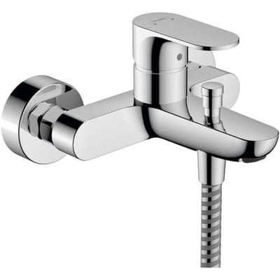 hansgrohe Rebris S - Badmengkraan - Opbouw - Ééngreeps bediening - Chroom