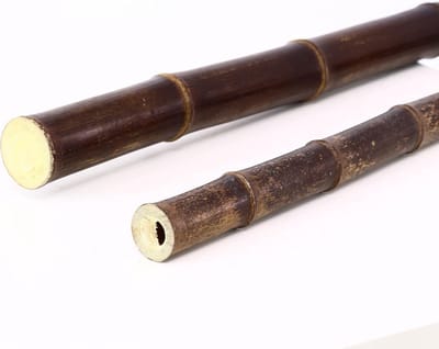 Natuurlijke Bamboe Buis 3 Meter Lang Dikte 3.5-4.0 cm Bruin Zwart