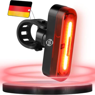 Equivera Remlicht Fiets - Achterlicht Fiets - Remlicht - Fietsverlichting - Veilig op de fiets!