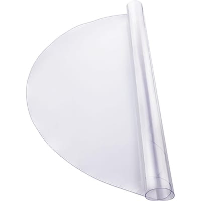 PVC Tafelbeschermer 42 Inch Rond Transparant Plastic Bureaubeschermer 2,0 mm Dik