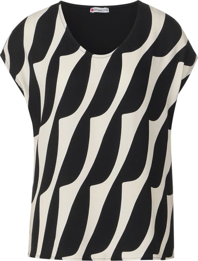 Street One printed mat-mix shirt maat 40